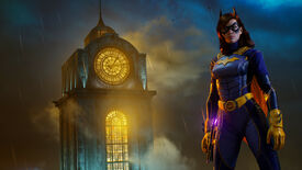 Barbara Gordon's Batgirl in a promotional image for Gotham Knights.